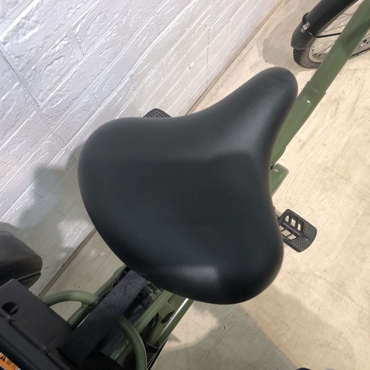 中古電動自転車 パナソニック ギュット ステージ カーキ 22インチ YA047