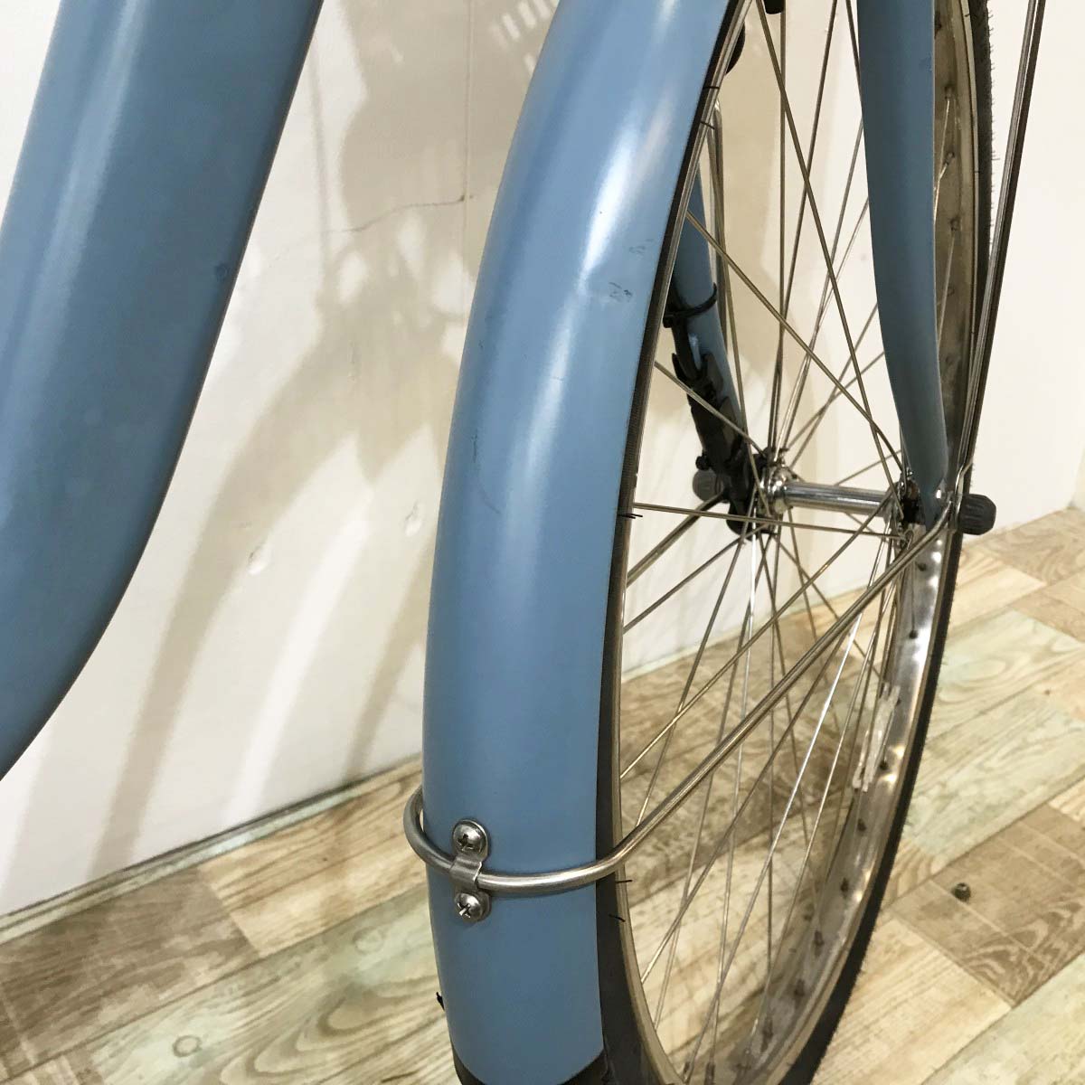 中古電動自転車 ヤマハ PAS ウィズ ブルー 26インチ KJ043