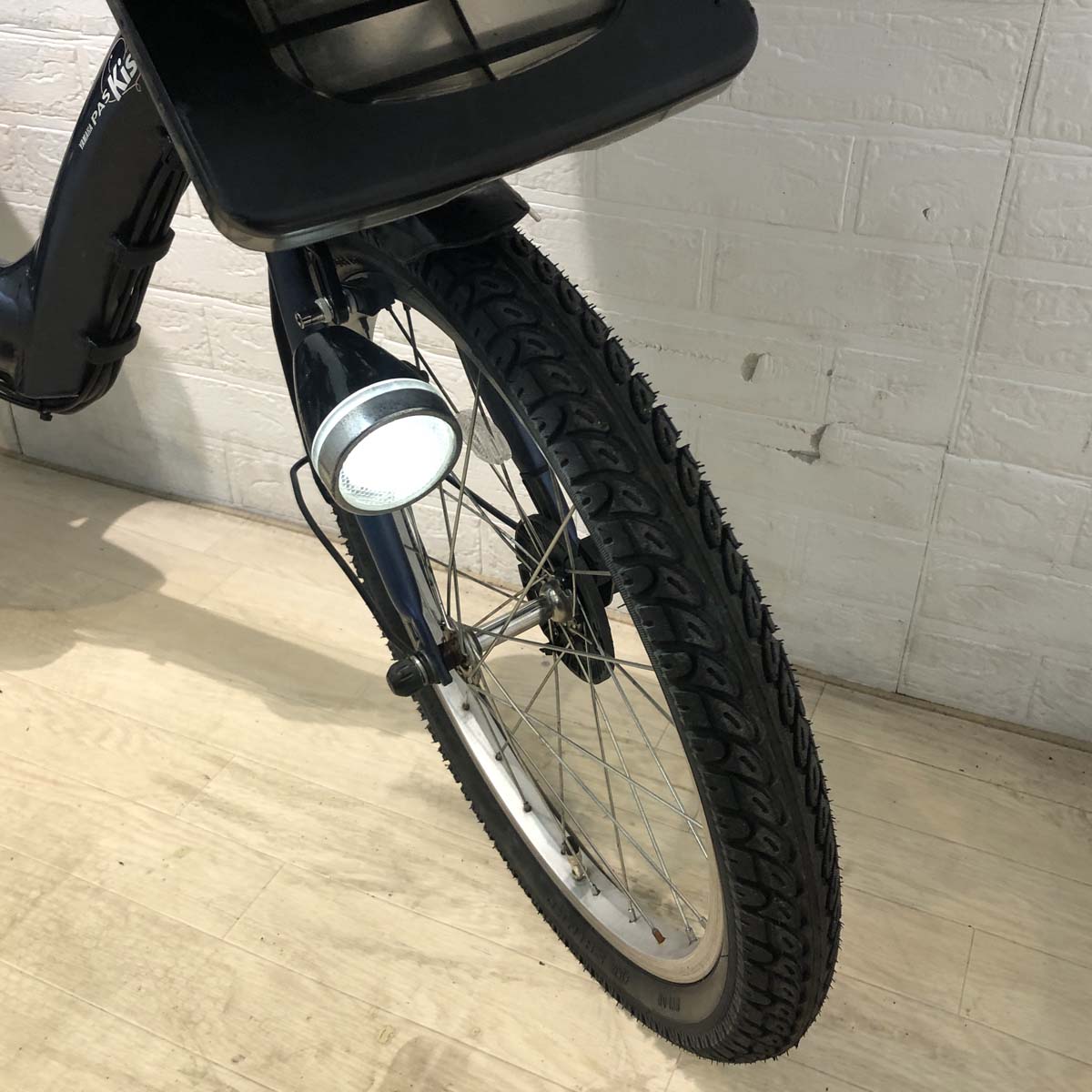 中古電動自転車 ヤマハ PAS Kiss mini パス キッス ミニ ネイビー 20インチ YA048