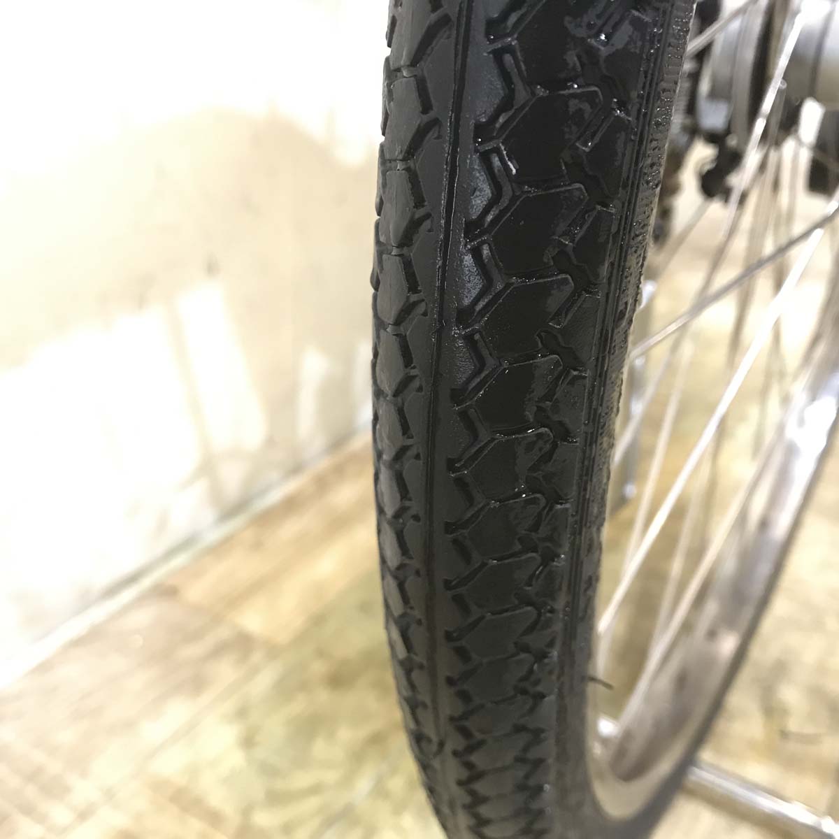 中古電動自転車 パナソニック ビビ DX ブルー 26インチ KE114