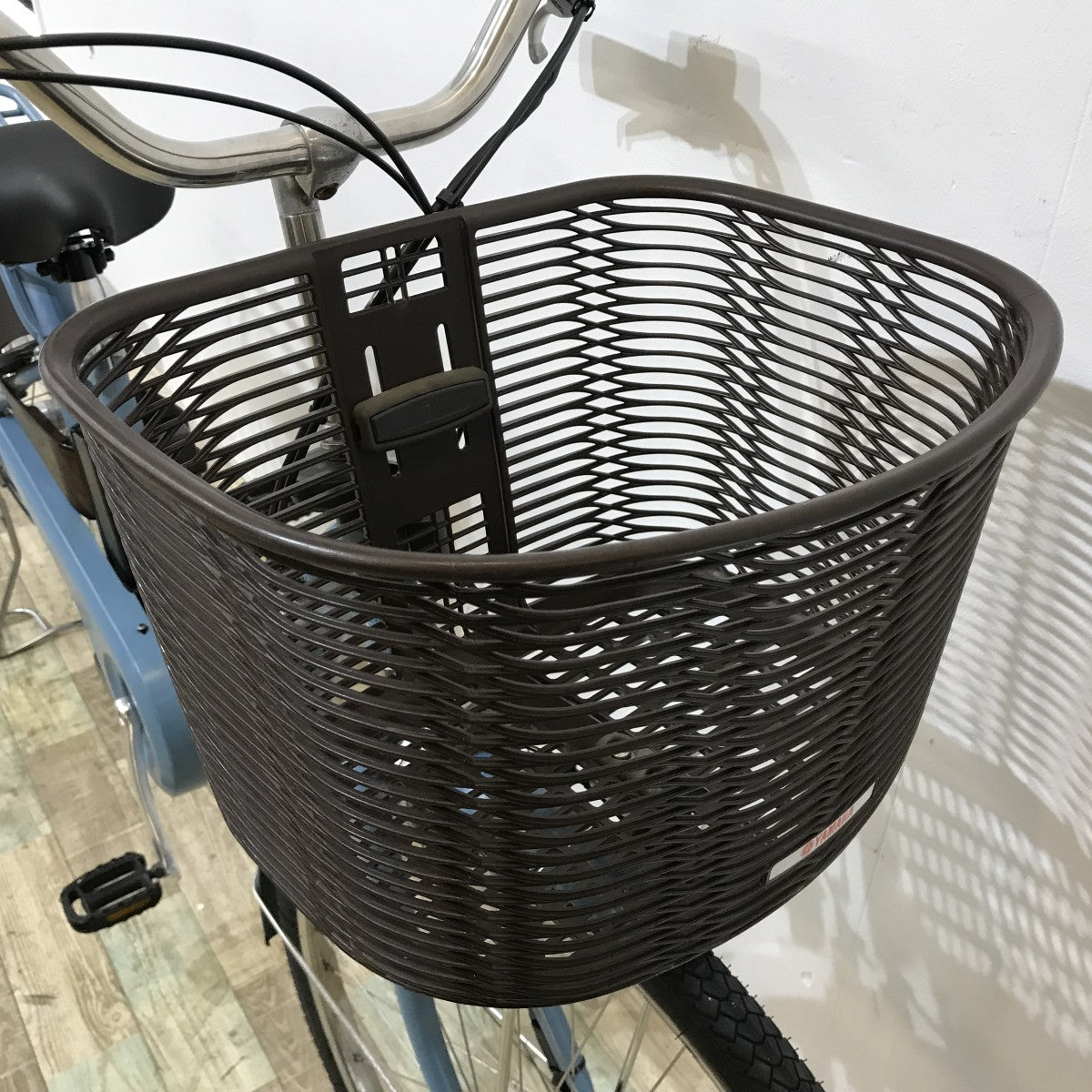 中古電動自転車 ヤマハ PAS ウィズ ブルー 26インチ KJ043