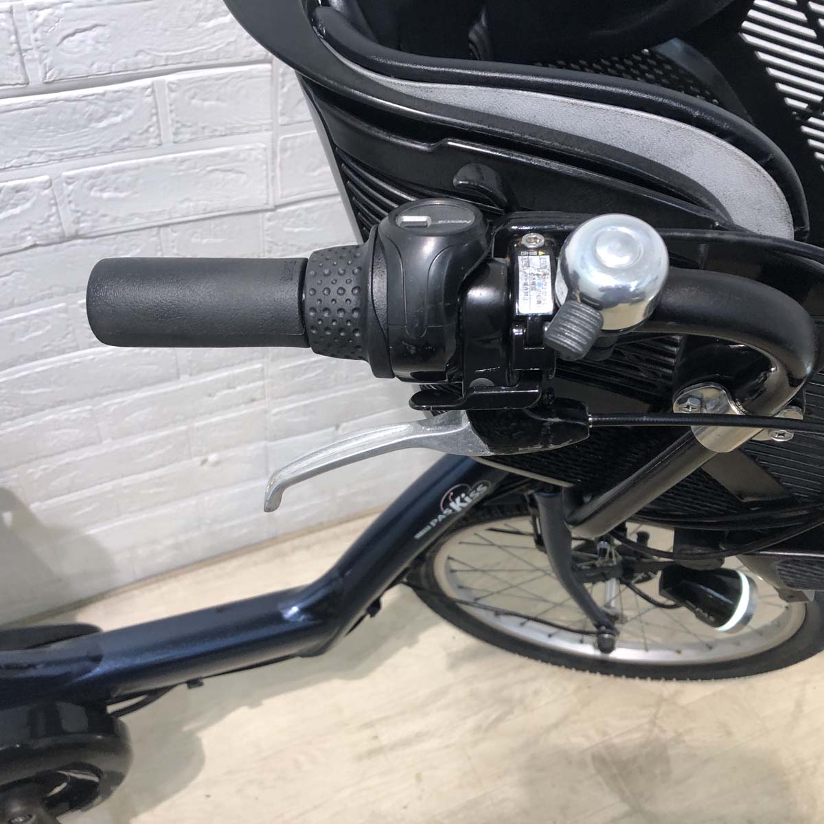 中古電動自転車 ヤマハ PAS Kiss mini パス キッス ミニ ネイビー 20インチ YA048