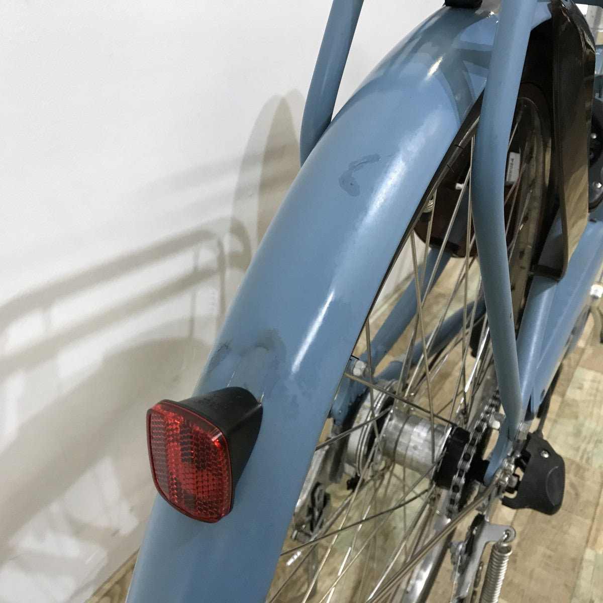 中古電動自転車 ヤマハ PAS ウィズ ブルー 26インチ KJ043