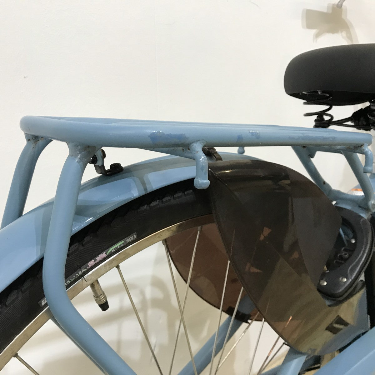 中古電動自転車 ヤマハ PAS ウィズ ブルー 26インチ KJ043
