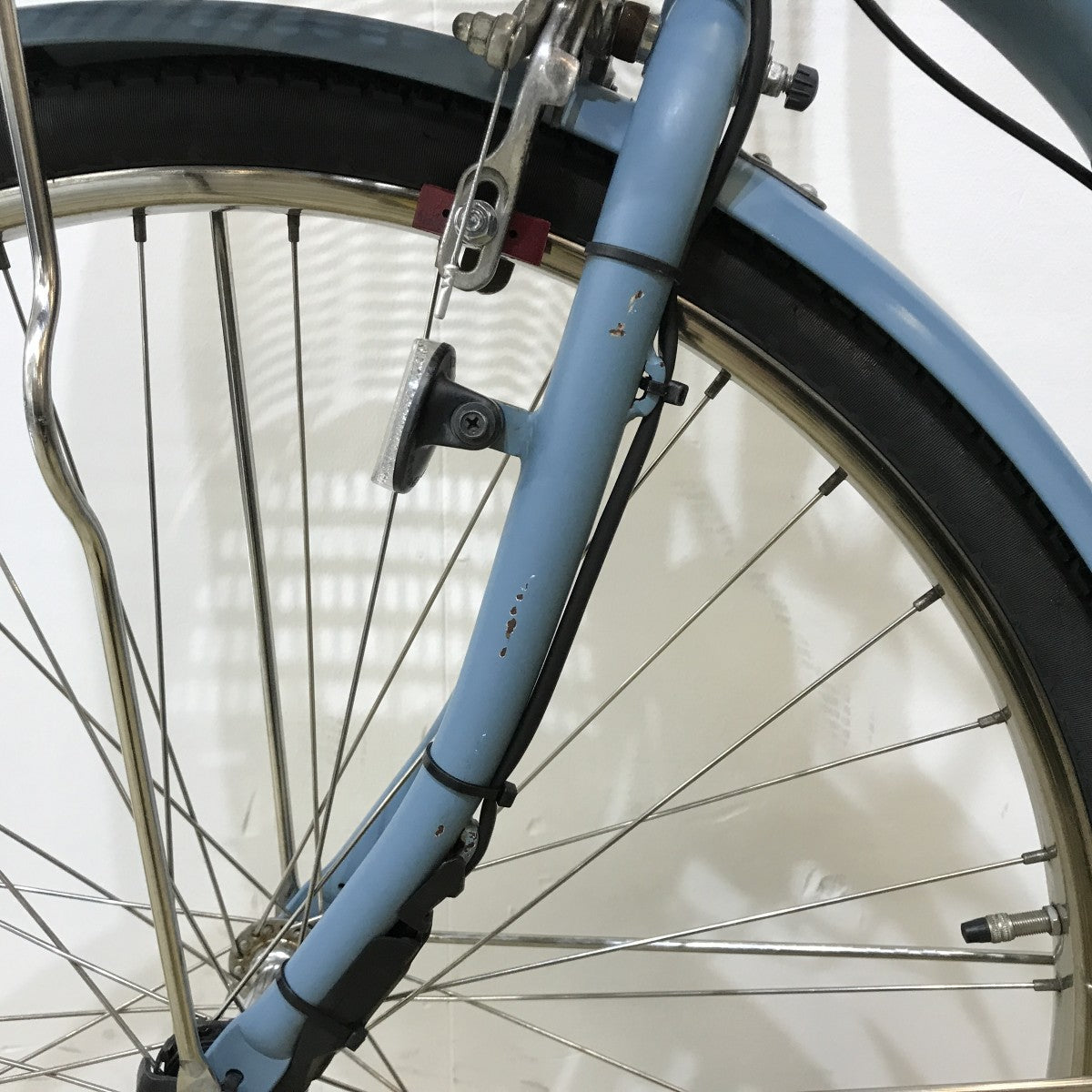 中古電動自転車 ヤマハ PAS ウィズ ブルー 26インチ KJ043