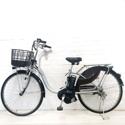 【１万円引き！】ヤマハ PAS With パス ウィズ シルバー 26インチ YF106 【中古車】