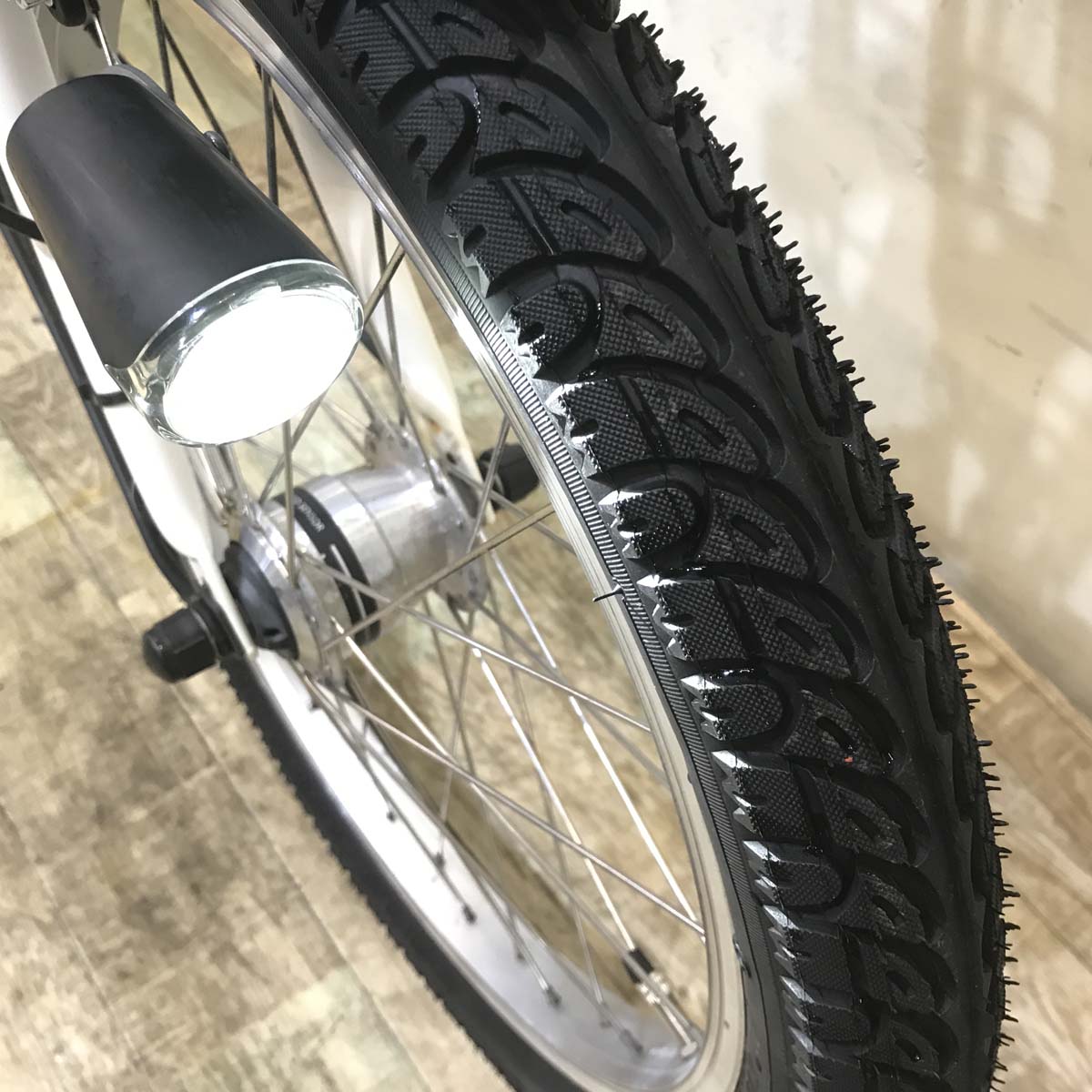 中古電動自転車 パナソニック ギュット ミニ EX ホワイト 20インチ KE117