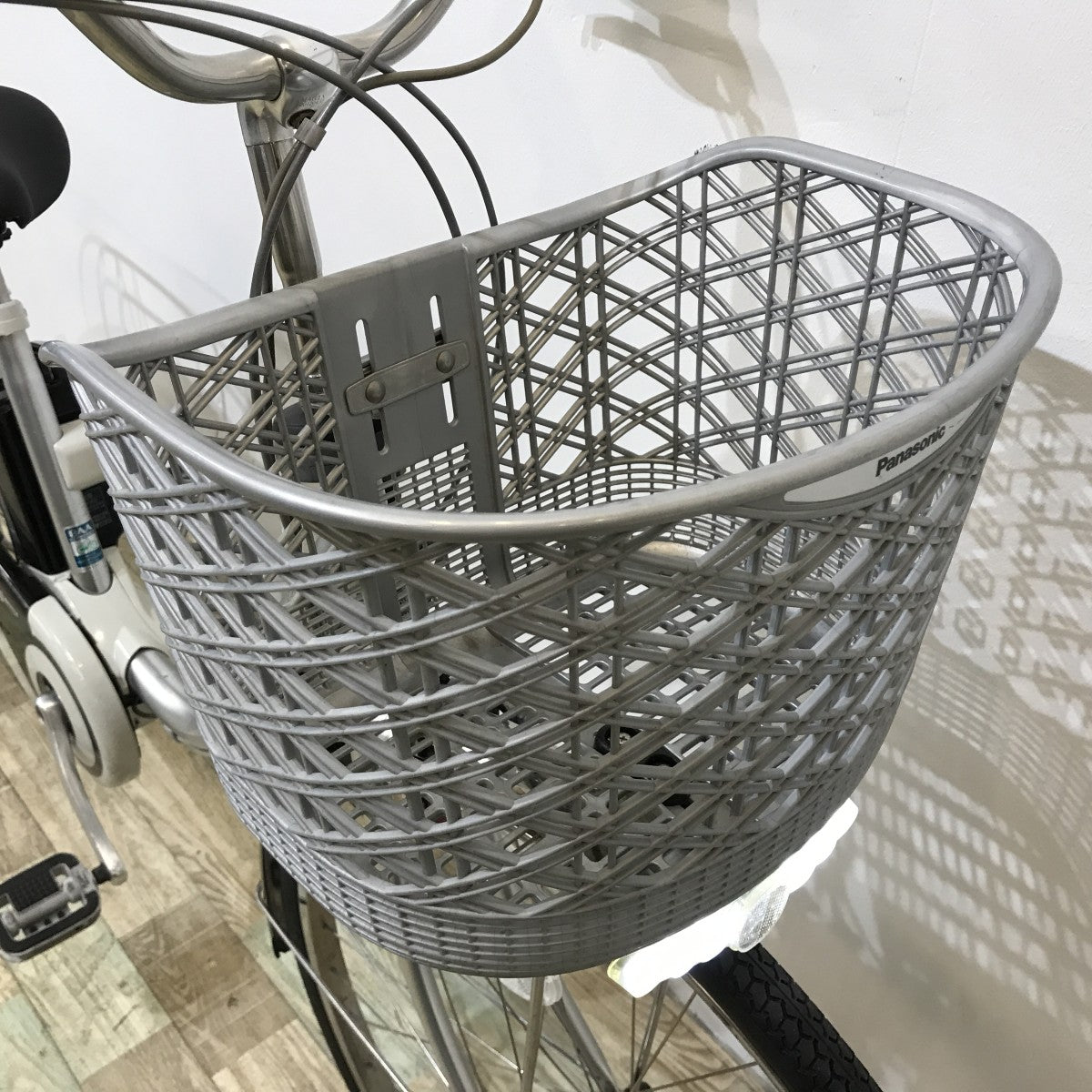 中古電動自転車 パナソニック ビビDX シルバー 26インチ KJ045