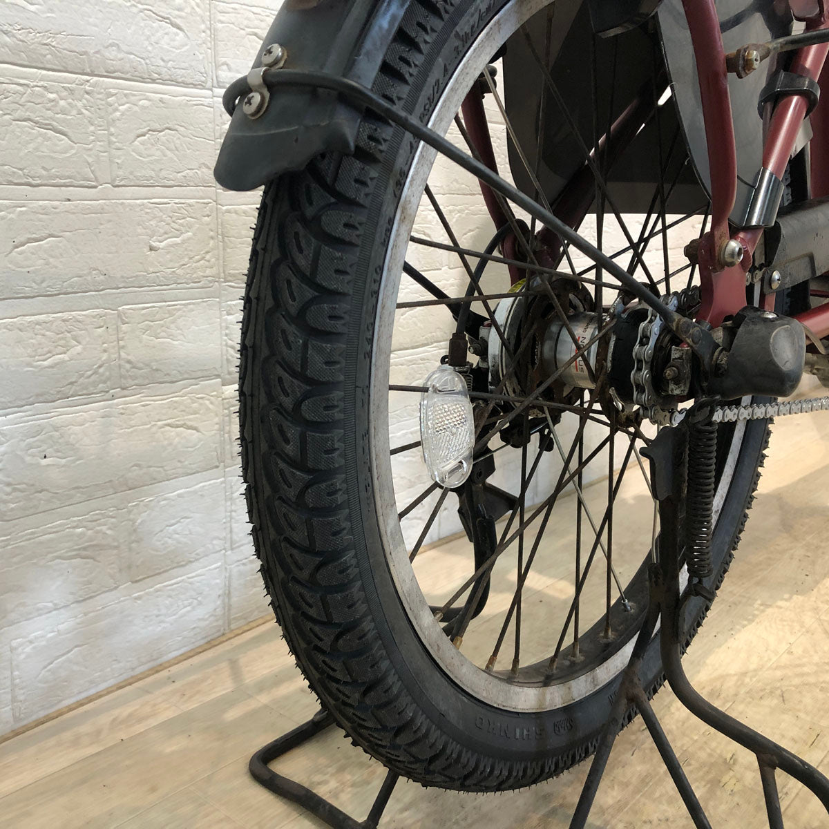 中古電動自転車 新品バッテリー  パナソニック ギュット アニーズ レッド 20インチ YA052