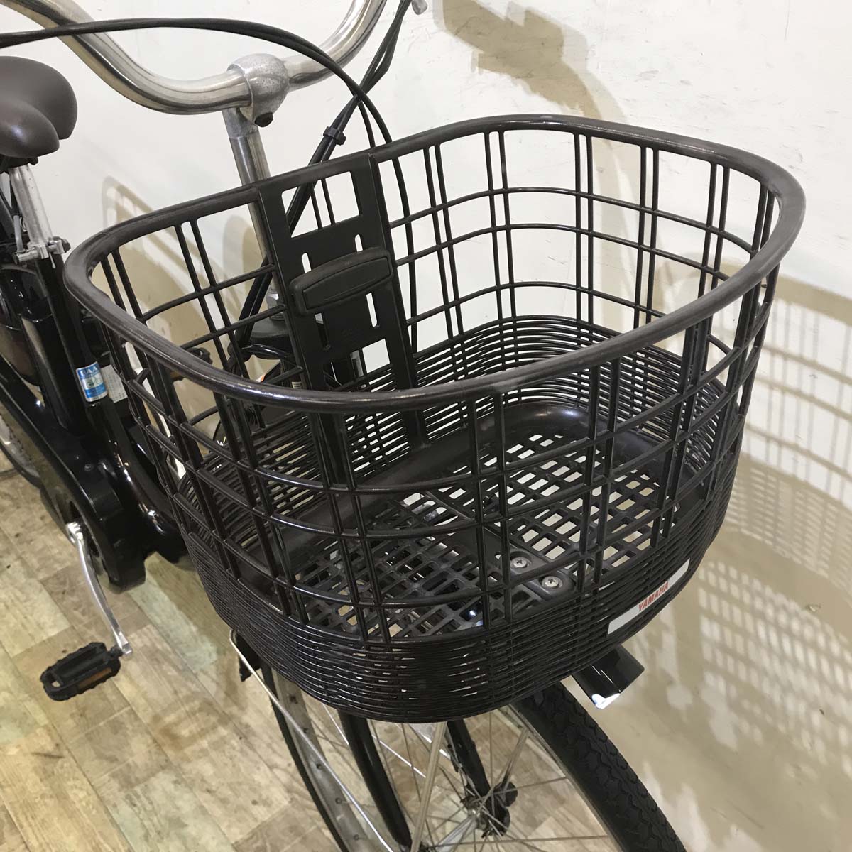 中古電動自転車 ヤマハ PAS With パス ウィズ ブラウン 26インチ KE118