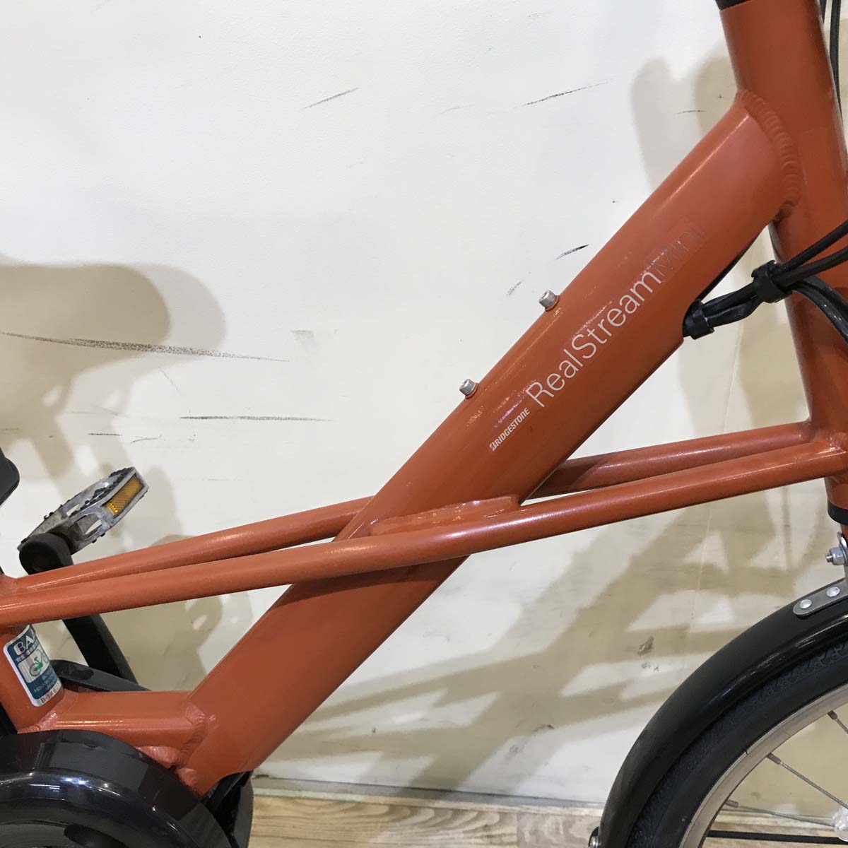 ブリヂストン リアルストリーム ミニ オレンジ 20インチ KV025 【中古車】
