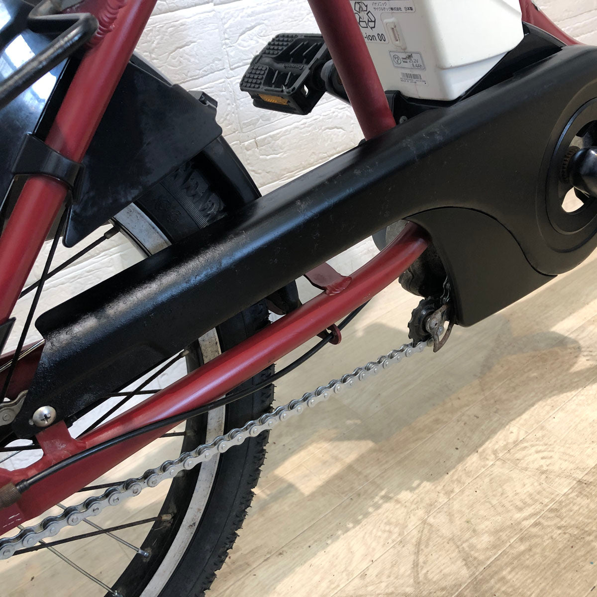 中古電動自転車 新品バッテリー  パナソニック ギュット アニーズ レッド 20インチ YA052