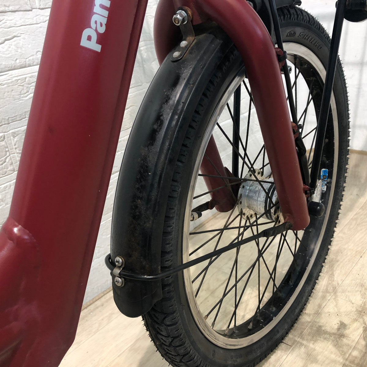 中古電動自転車 新品バッテリー  パナソニック ギュット アニーズ レッド 20インチ YA052