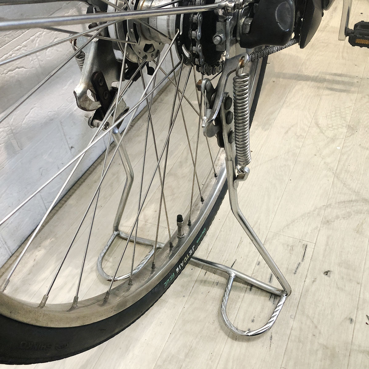 中古電動自転車 ヤマハ PAS With パス ウィズ シルバー 26インチ YF107