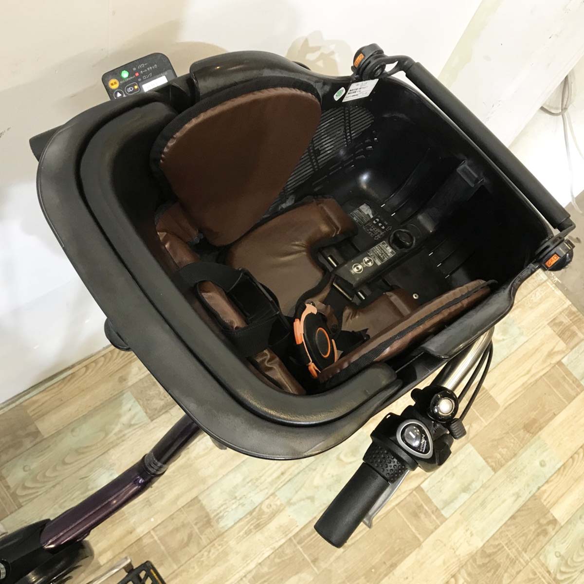 中古電動自転車 パナソニック ギュットミニ パープル 20インチ KJ046