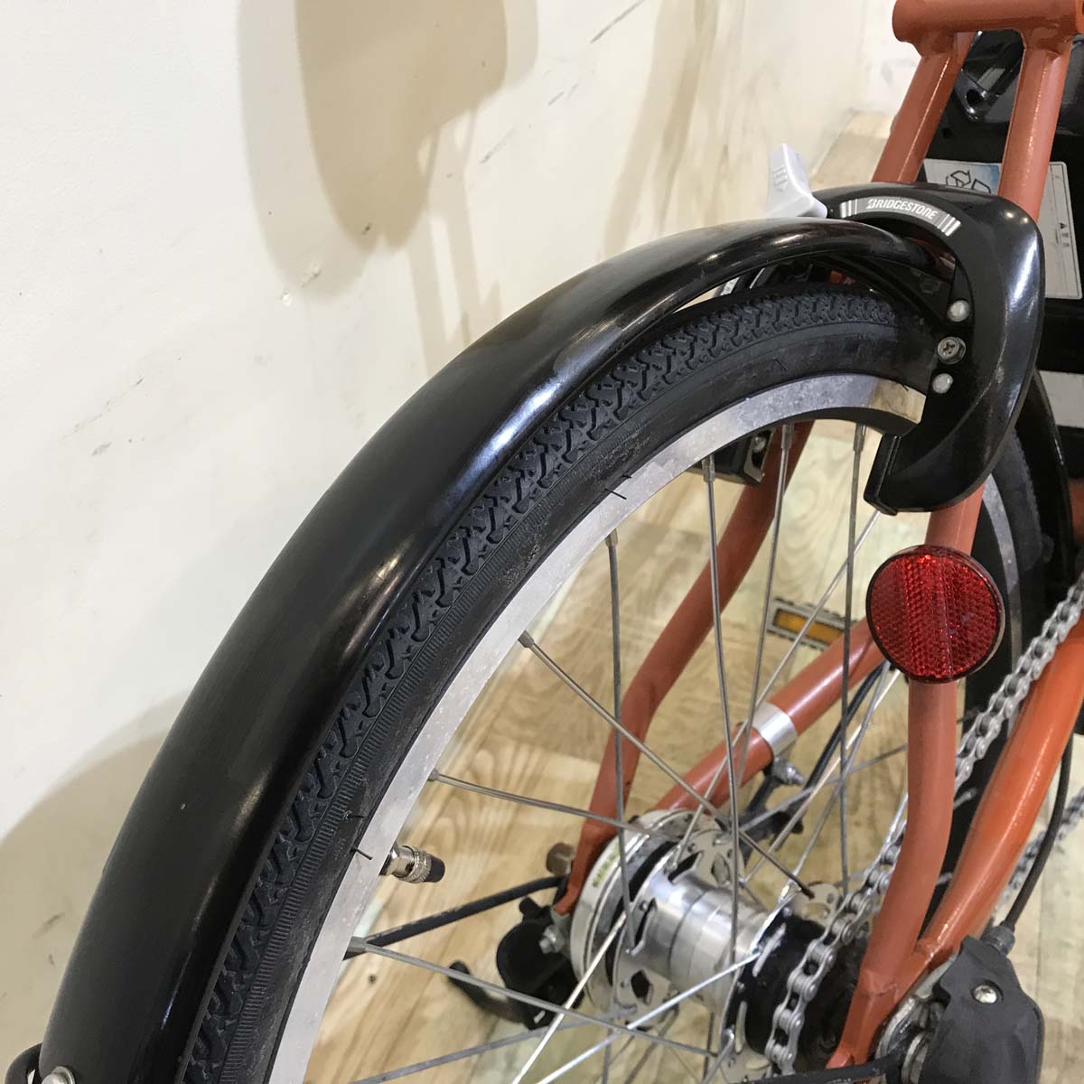 ブリヂストン リアルストリーム ミニ オレンジ 20インチ KV025 【中古車】