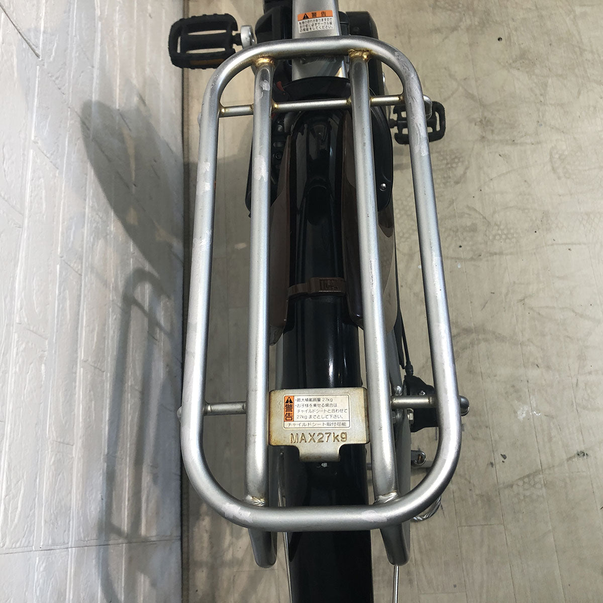 中古電動自転車 ヤマハ PAS With パス ウィズ シルバー 26インチ YF107