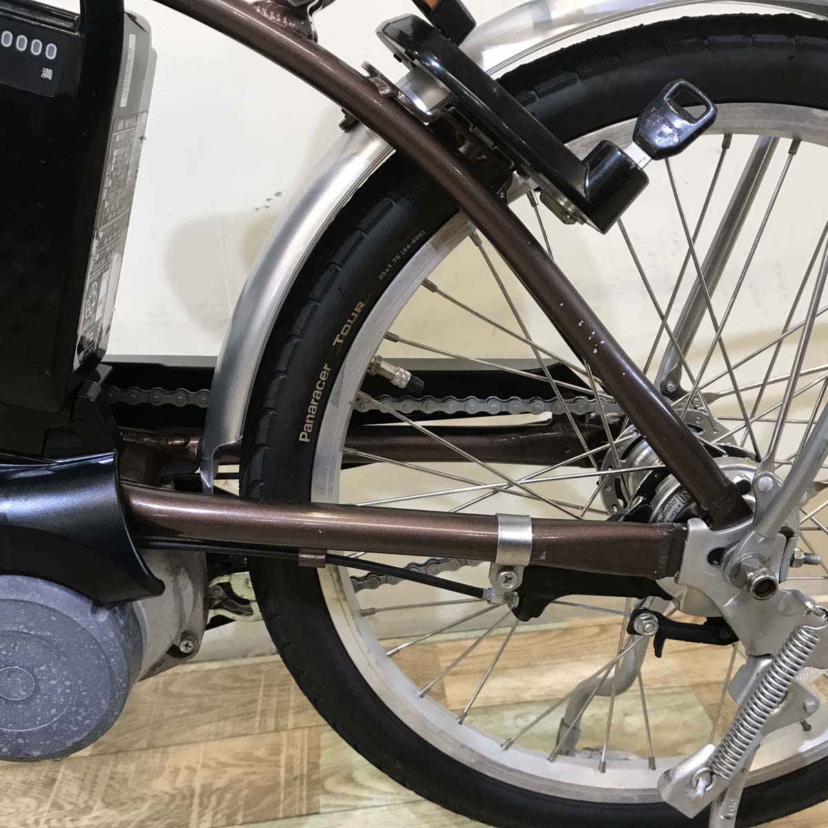 中古電動自転車 パナソニック ビビ L 20 ブラウン 20インチ KZ108 – e