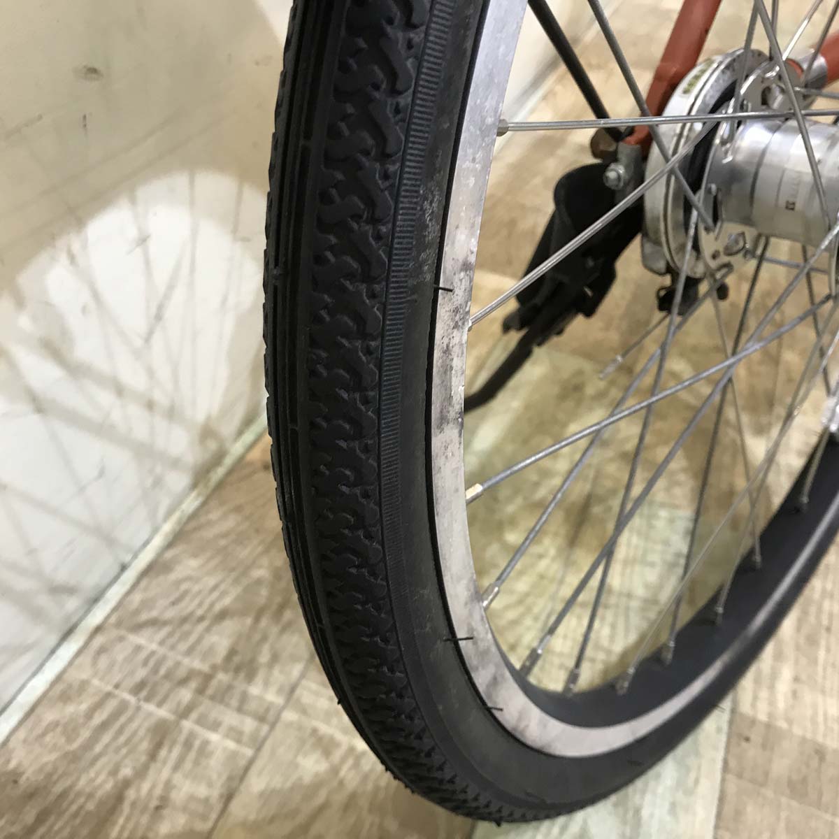 ブリヂストン リアルストリーム ミニ オレンジ 20インチ KV025 【中古車】