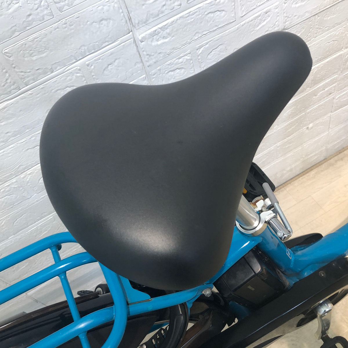 中古電動自転車 ヤマハ PAS With パス ウィズ ブルー 26インチ YA053 