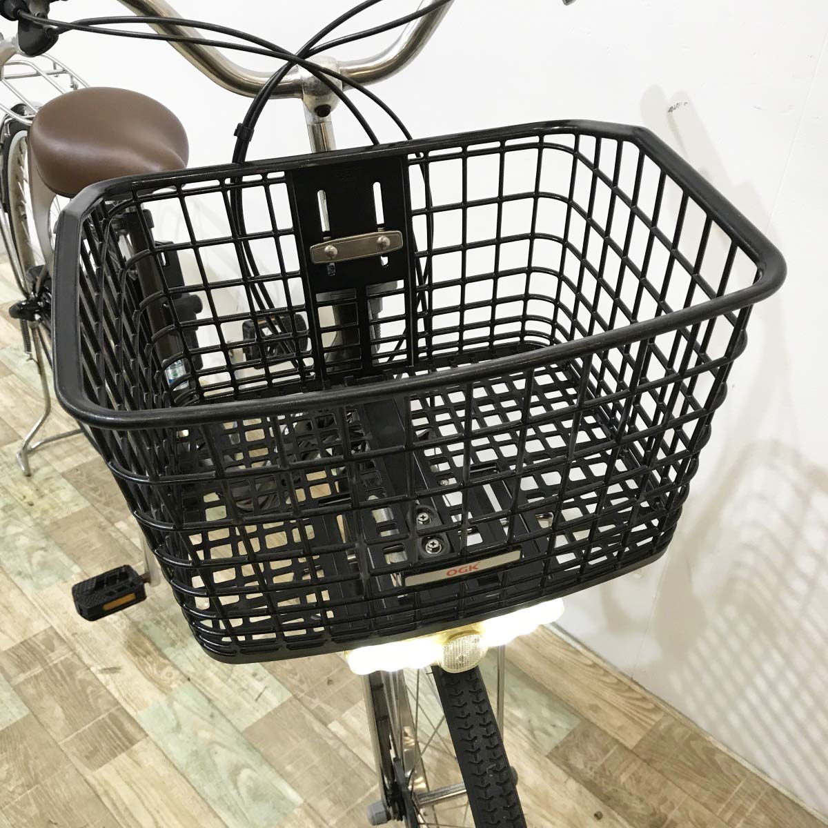 中古電動自転車 パナソニック ビビDX ブラウン 26インチ KJ047