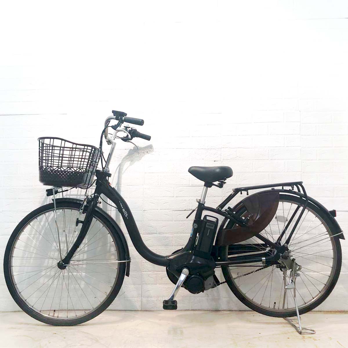 中古電動自転車 ヤマハ PAS With DX パス ウィズ DX ブラック 26インチ YF110