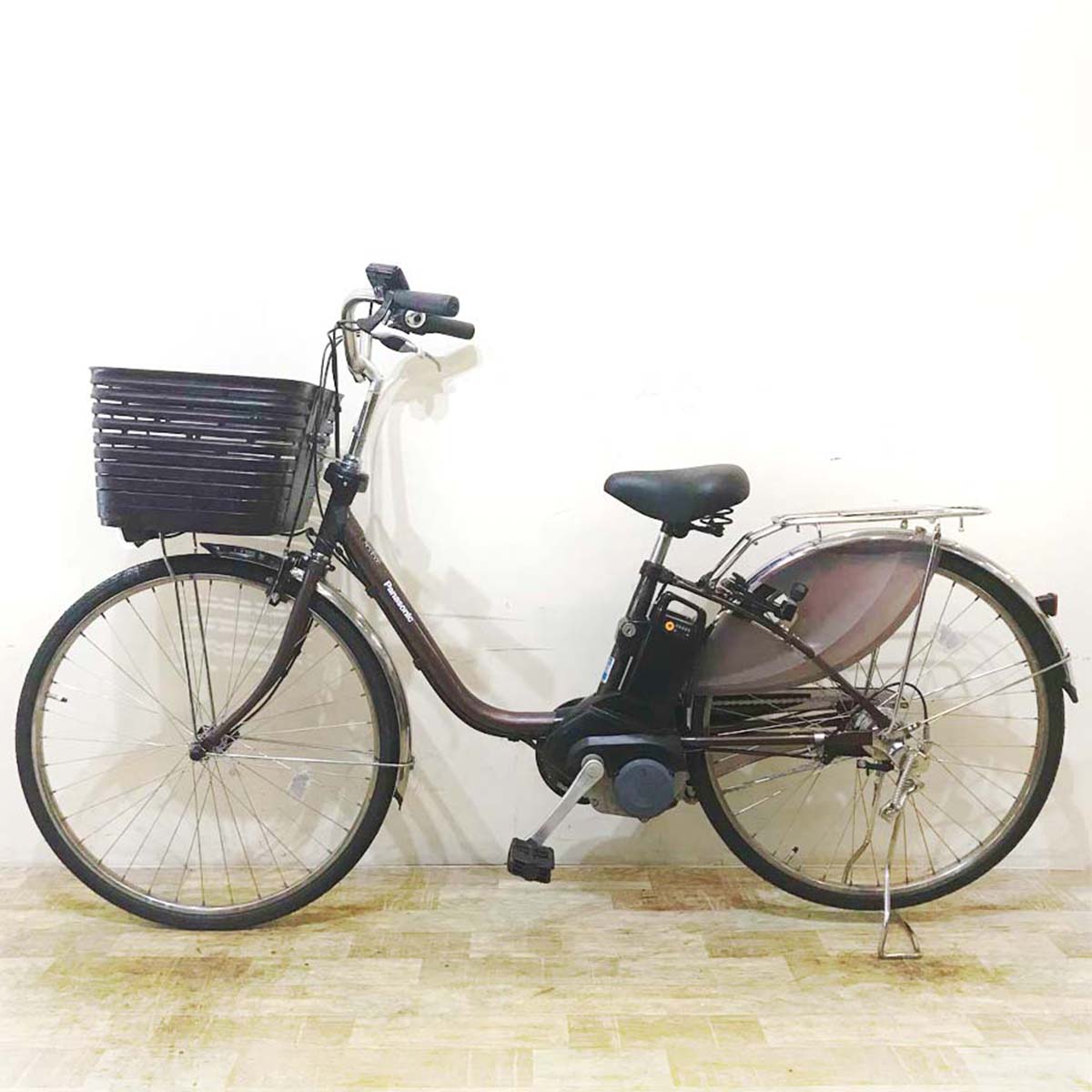 中古電動自転車 パナソニック ビビ DX ブラウン 26インチ KE120