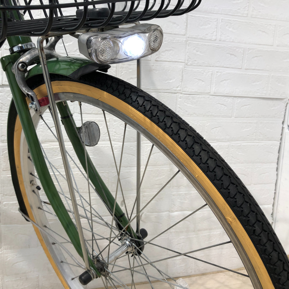 ブリヂストン アシスタ ファイン グリーン 26インチ YO052 【中古車】
