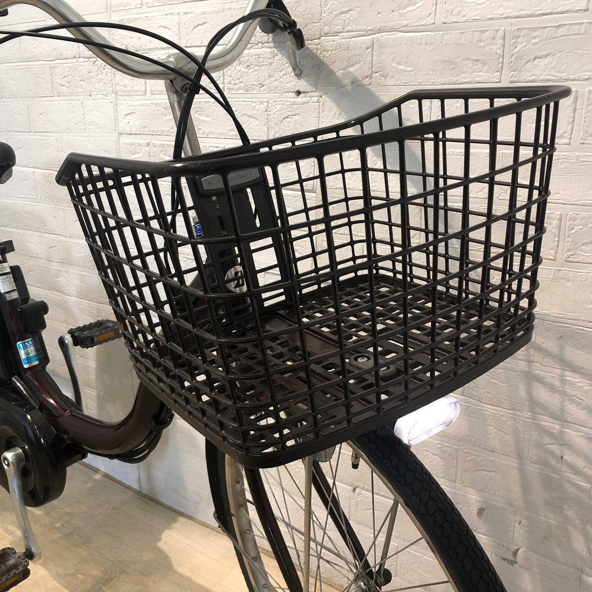 中古電動自転車 ブリヂストン アシスタ ベーシック ブラウン 24インチ YA055