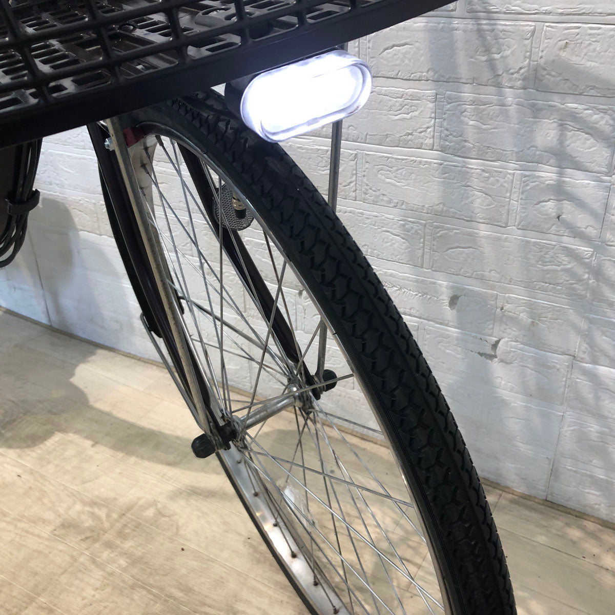 中古電動自転車 ブリヂストン アシスタ ベーシック ブラウン 24インチ YA055