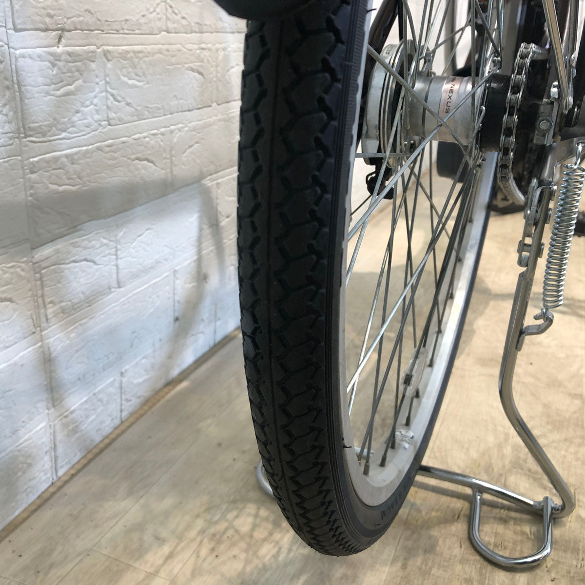 中古電動自転車 ブリヂストン アシスタ ベーシック ブラウン 24インチ YA055