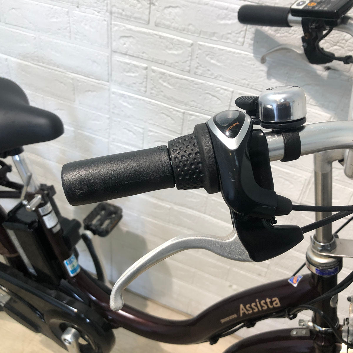 中古電動自転車 ブリヂストン アシスタ ベーシック ブラウン 24インチ YA055