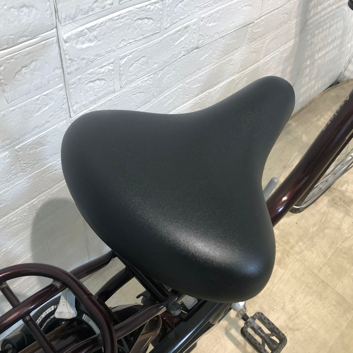 中古電動自転車 ブリヂストン アシスタ ベーシック ブラウン 24インチ YA055