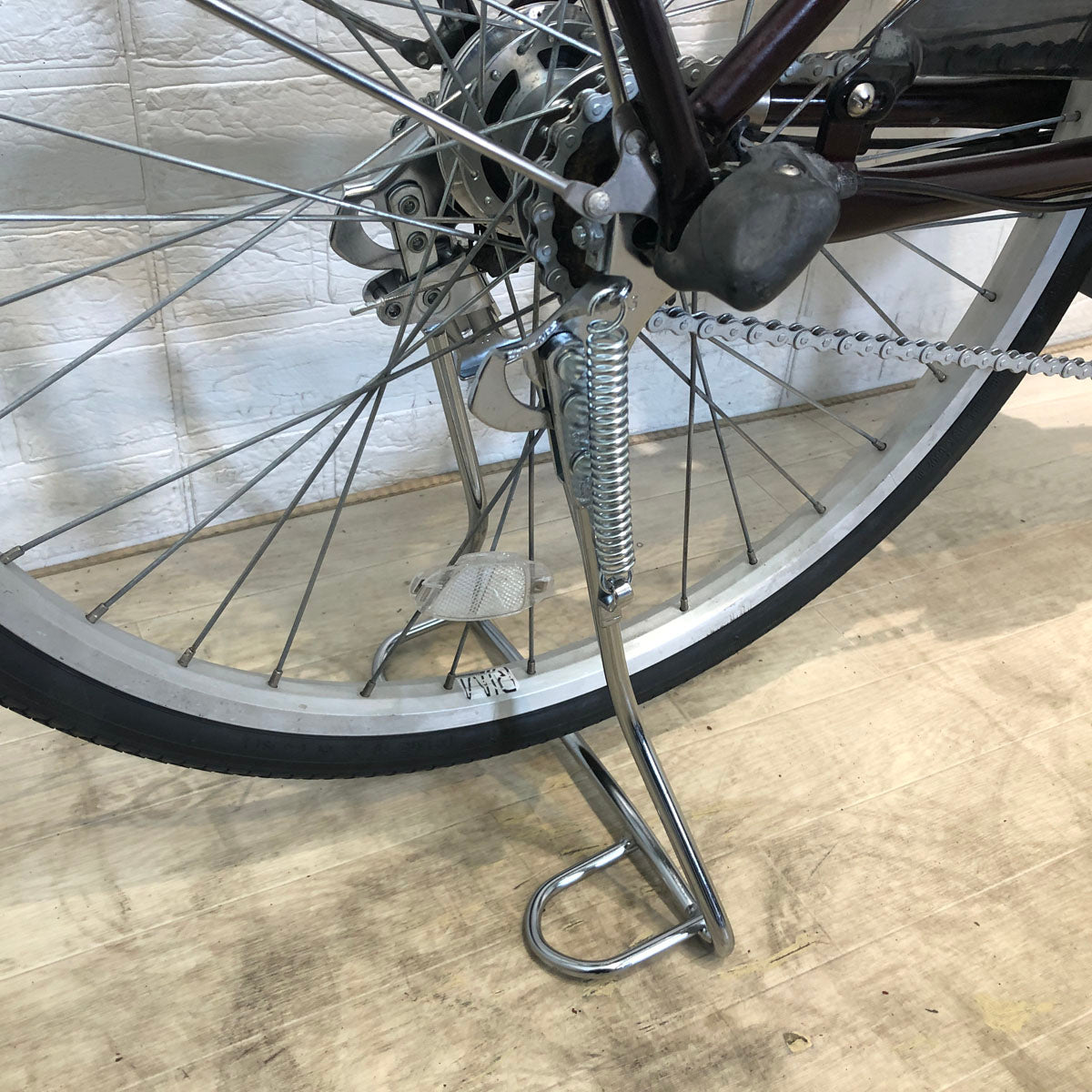 中古電動自転車 ブリヂストン アシスタ ベーシック ブラウン 24インチ YA055