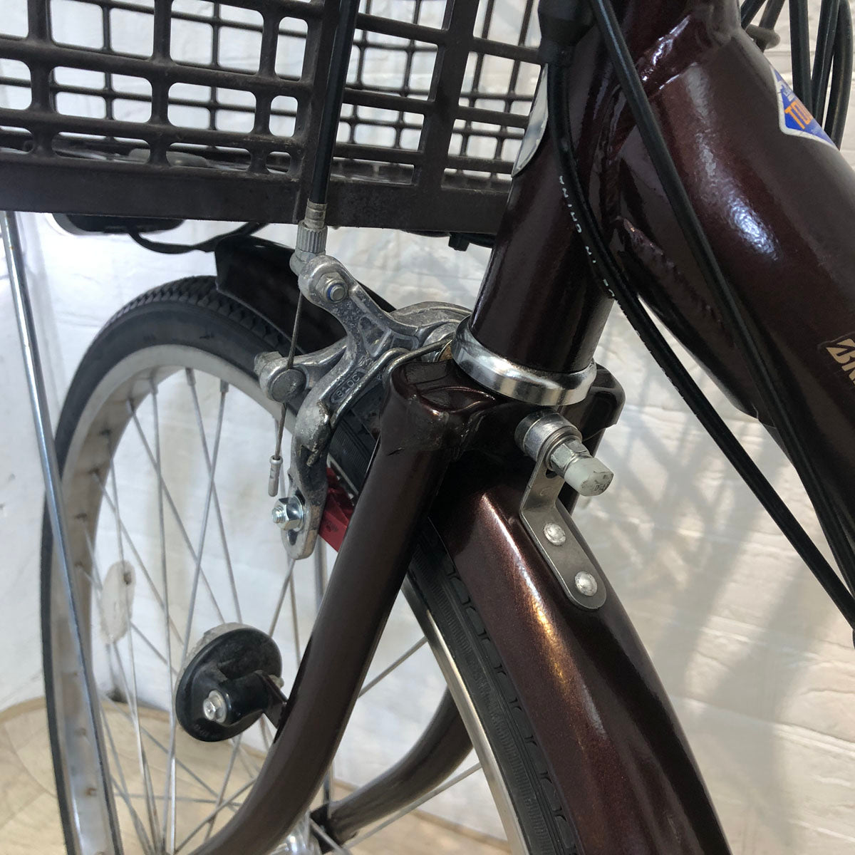 ブリヂストン アシスタ ベーシック ブラウン 24インチ YA055 【中古車】