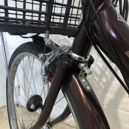 ブリヂストン アシスタ ベーシック ブラウン 24インチ YA055 【中古車】