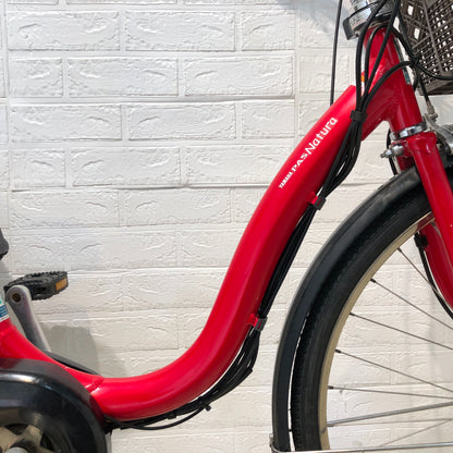 ヤマハ PAS ナチュラ XL スーパー レッド 26インチ YO053 【中古車】