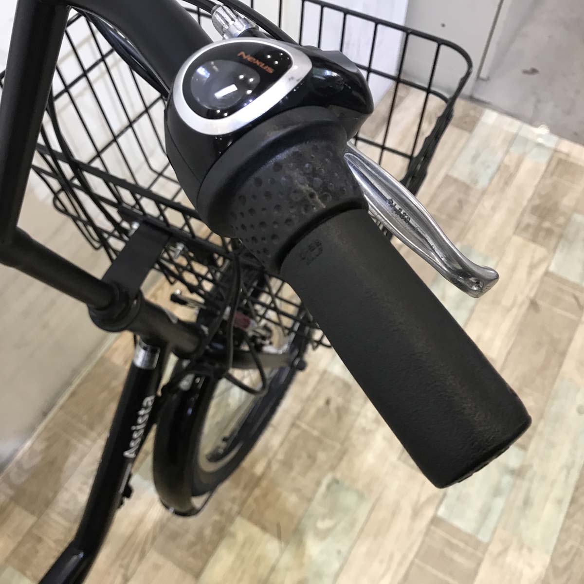 中古電動自転車 ブリヂストン アシスタ ベーシック ミニ ブラック 前20