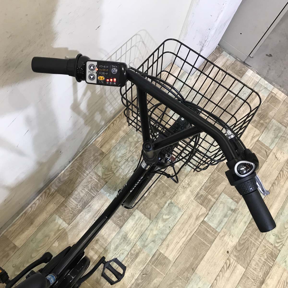中古電動自転車 ブリヂストン アシスタ ベーシック ミニ ブラック 前20