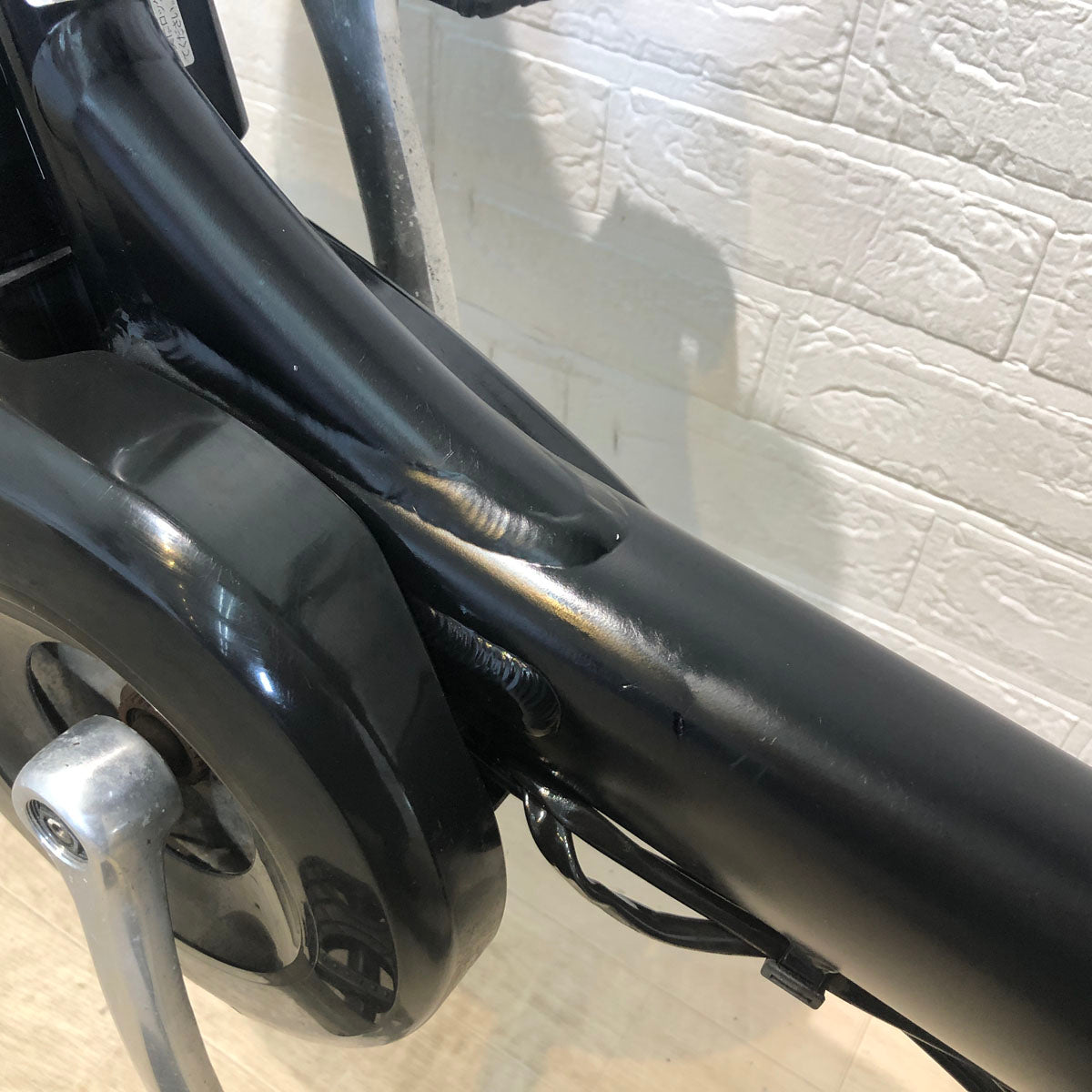 中古電動自転車 ブリヂストン アンジェリーノ プティット e ブラック 20インチ YA056