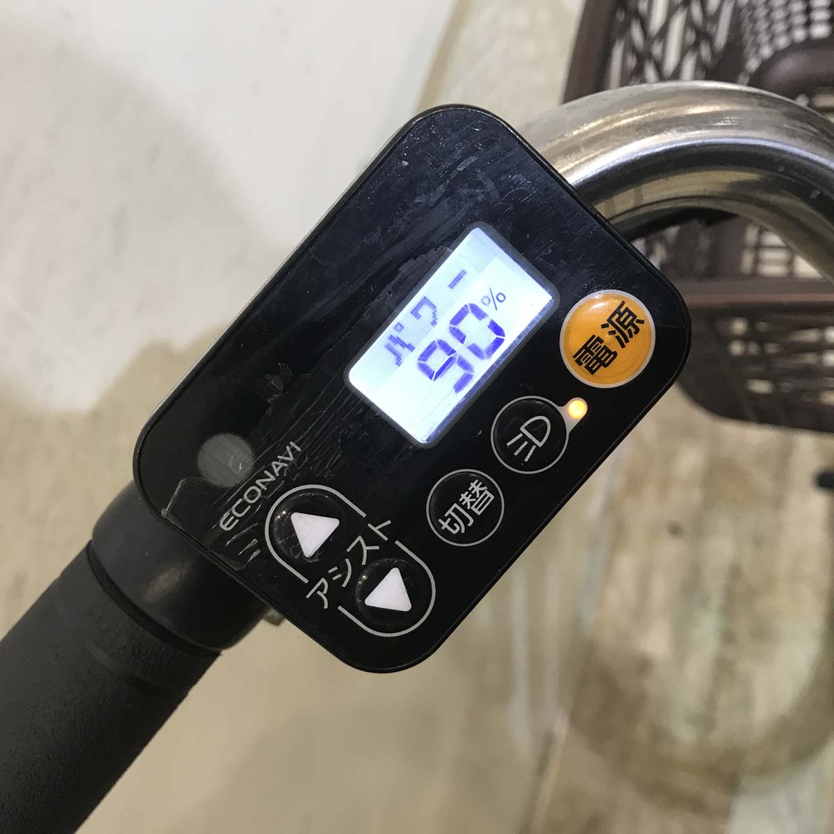 中古電動自転車 パナソニック ビビ DX ブラウン 26インチ KE123