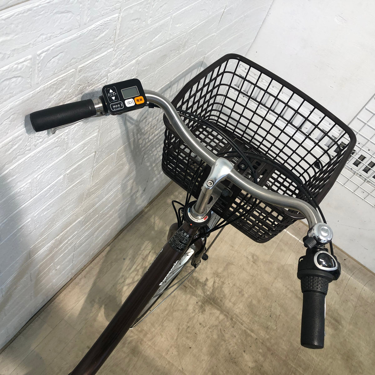 中古電動自転車 パナソニック ビビ L 押し歩き ブラウン 26インチ YA057