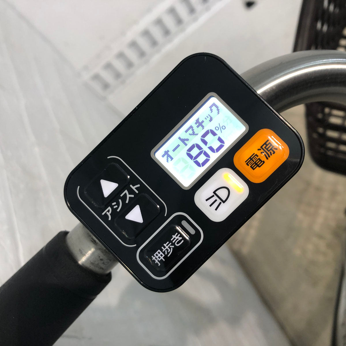 中古電動自転車 パナソニック ビビ L 押し歩き ブラウン 26インチ YA057