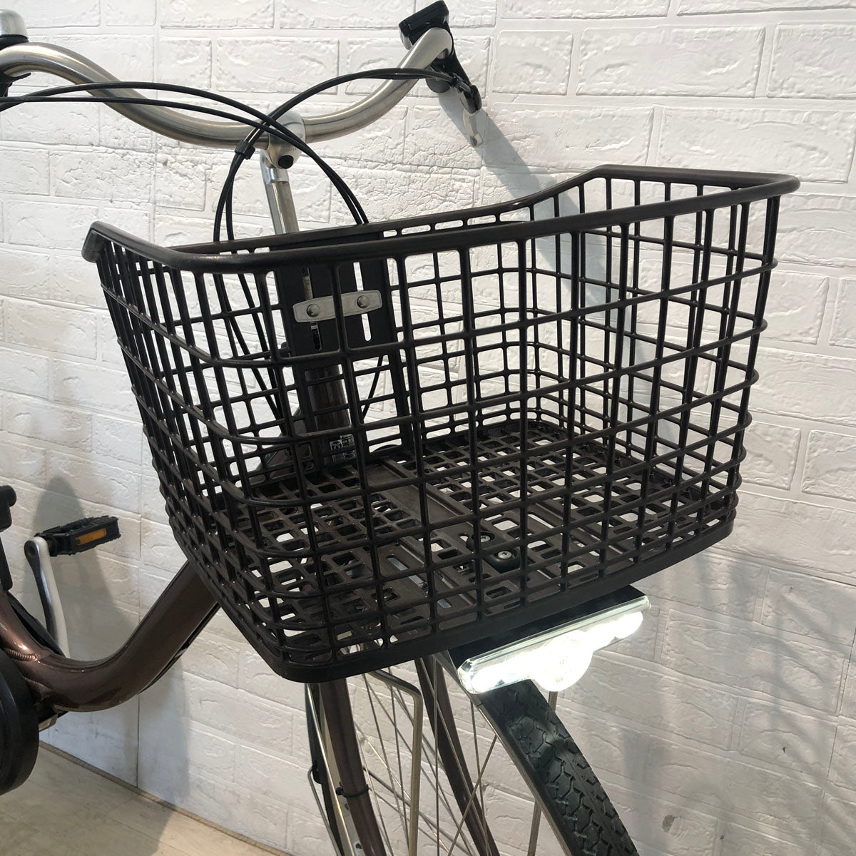 中古電動自転車 パナソニック ビビ L 押し歩き ブラウン 26インチ