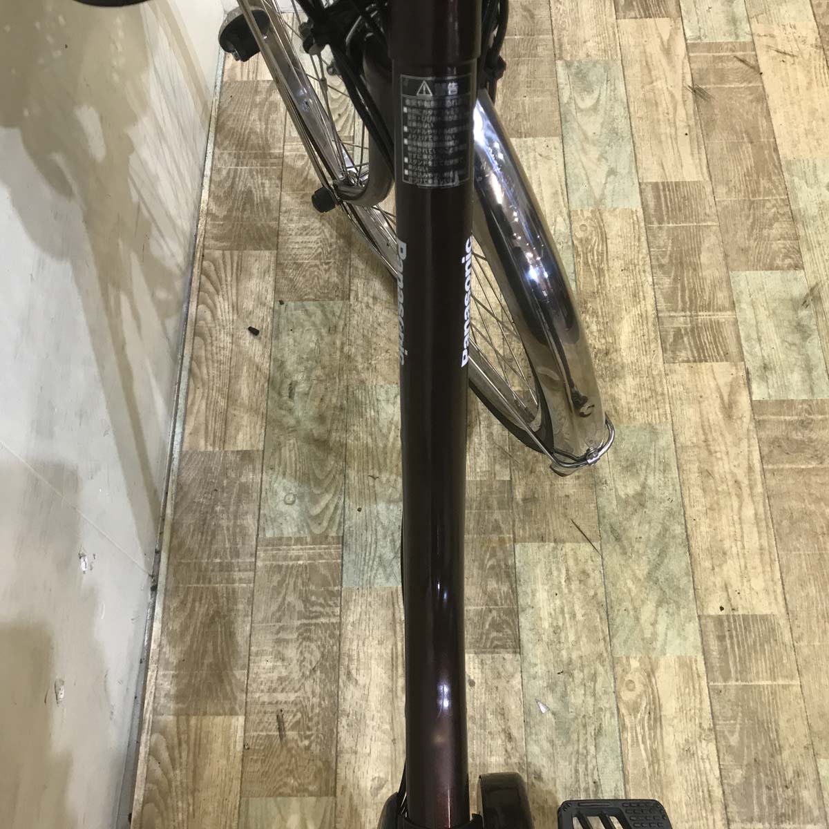 中古電動自転車 パナソニック ビビ スタイル DX ブラウン 26インチ KE124