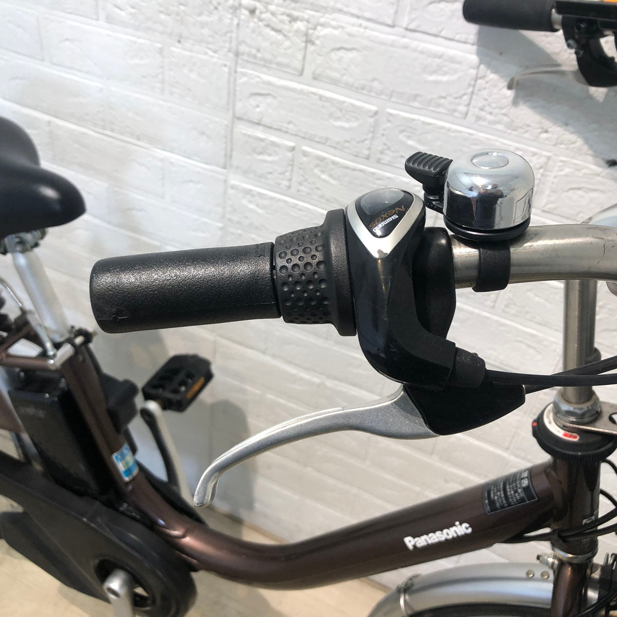 中古電動自転車 パナソニック ビビ L 押し歩き ブラウン 26インチ YA057