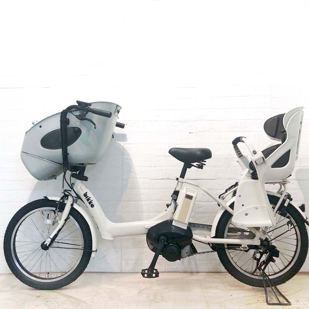 中古電動自転車 ブリヂストン bikke POLAR e ビッケ ポーラー イー ホワイト 20インチ YF114 
