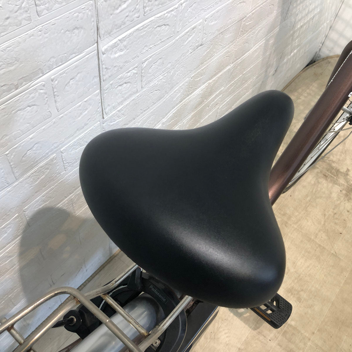 中古電動自転車 パナソニック ビビ L 押し歩き ブラウン 26インチ YA057