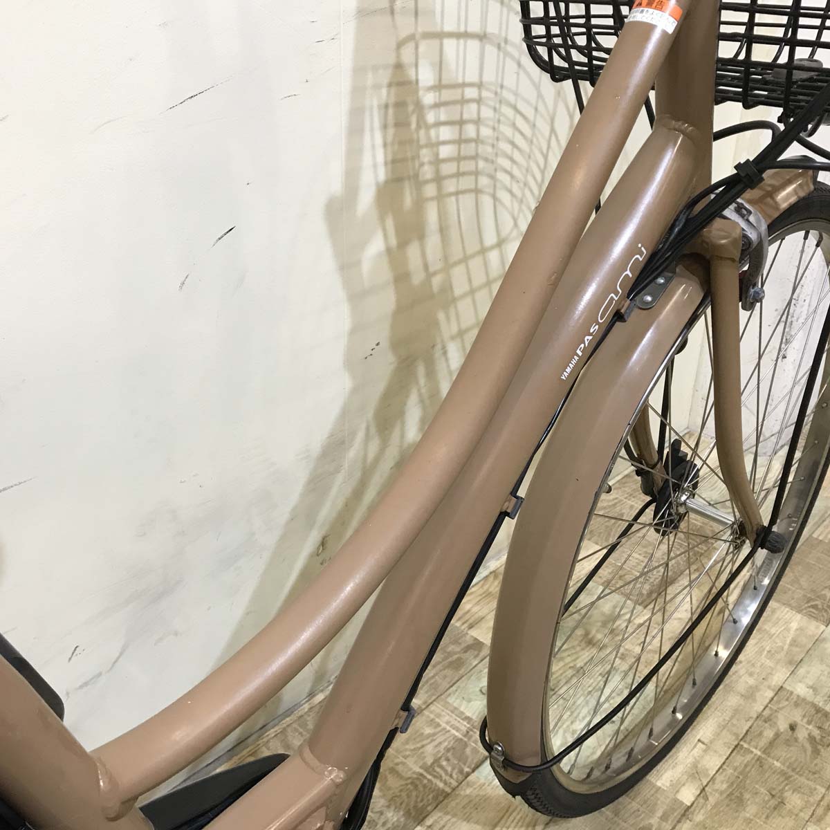 中古電動自転車 ヤマハ PAS Ami パス アミ ベージュ 26インチ KZ114