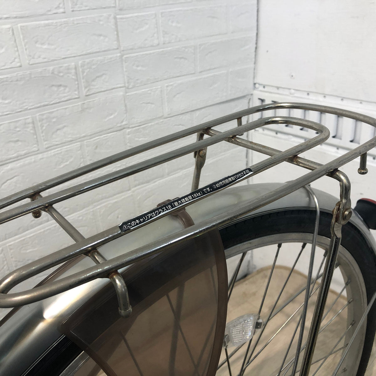 中古電動自転車 パナソニック ビビ L 押し歩き ブラウン 26インチ YA057